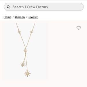 J. Crew Starburst necklace